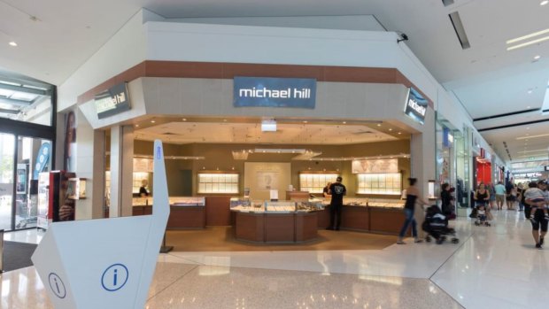 Michael Hill Jeweller at Helensvale's Westfield shopping centre.