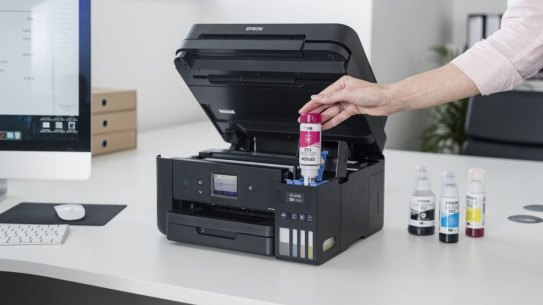 Epson’s EcoTank printers can print thousands of pages and cost as little as $15 to refill.