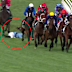 Harry Coffey after falling off Pondalowie.