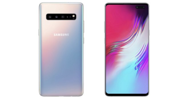 The Galaxy S10 5G, as it appeared when it was first revealed in February.