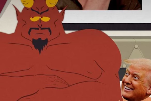 This season of South Park features Donald Trump in a relationship with Satan.