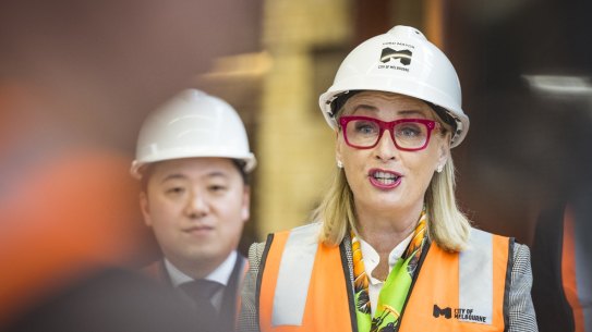 Lord mayor of Melbourne Sally Capp.