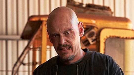 Scott Ryan plays hit-man Ray Shoesmith in Mr Inbetween.