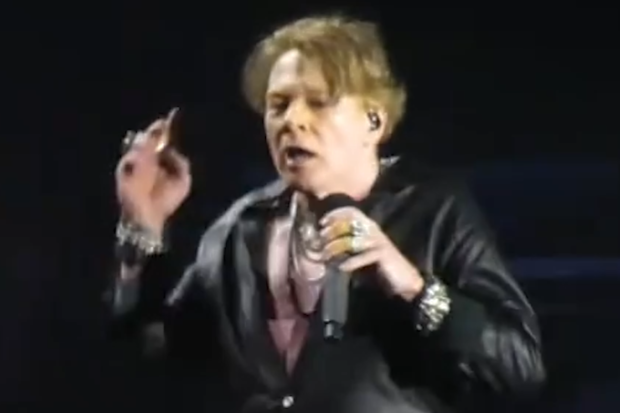 Axl Rose Guns N’ Roses performing 2026