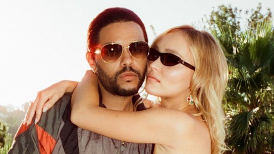 The Weeknd and Lily-Rose Depp in The Idol.