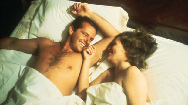 Jack Nicholson and Faye Dunaway have a moment's peace in Chinatown.