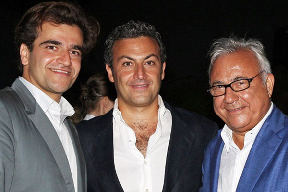 Brothers Saman and Cyrus Ahsani and their father Ata Ahsani: the men behind Unaoil.