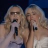 Madonna (left) joined Sabrina Carpenter on-stage at Coachella. Is the queen of pop well and truly back?