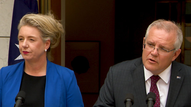 Prime Minister Scott Morrison is standing by Agriculture Minister Bridget McKenzie over her handling of sports grants.