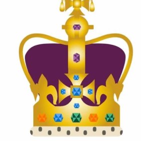 The historic St Edward’s Crown...emoji.