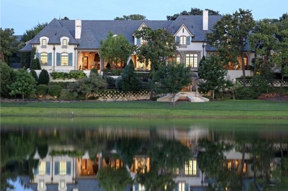 The house in Westlake's exclusive Vaquero gated community.