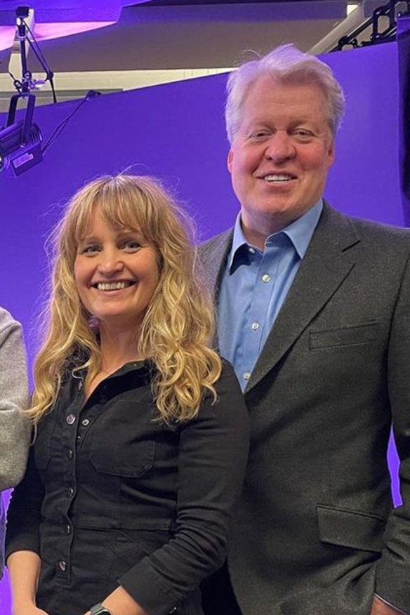 Charles Spencer and Cat Jarman in January 2023.  