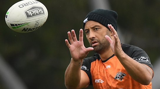 Benji Marshall at training this week.