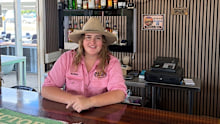 Kelsey Brown bought the Mingela Hotel in Queensland.