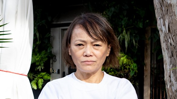 Restaurateur Nahji Chu outside her Potts Point eatery on Tuesday.