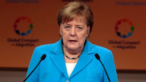 German Chancellor Angela Merkel is among the victims of the hack.