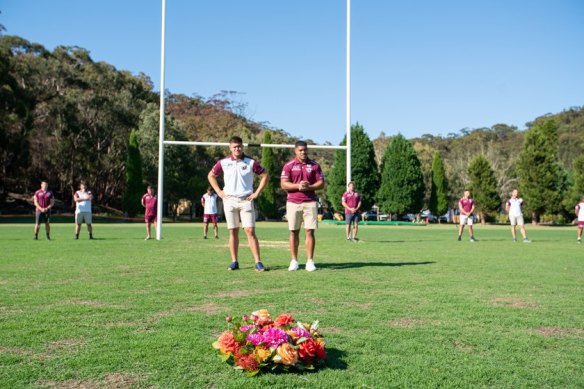 The Manly Sea Eagles honoured Keith Titmuss by hosting a memorial service at their training ground in Narrabeen.