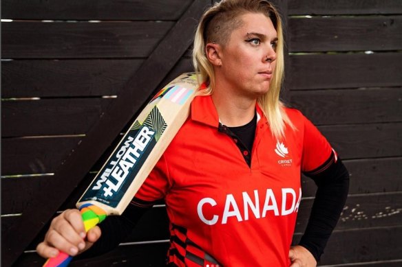 Australian-born Canadian international cricketer Danielle McGahey.