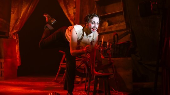 Brendan Maclean in Shake and Stir’s Grimm in Brisbane Festival 2024.