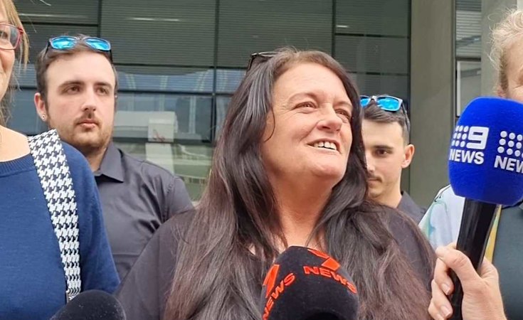 Wife who killed terminally ill husband pleads guilty, walks from court