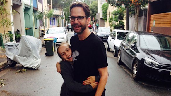 Robbie Buck and his daughter Sophia. 