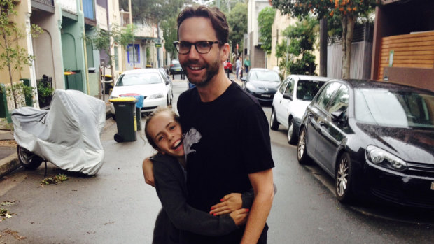 Robbie Buck and his daughter Sophia. 