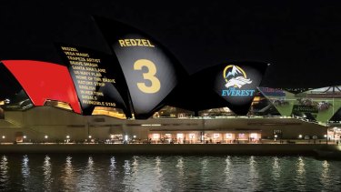An image from the Racing NSW submission to the Opera House.