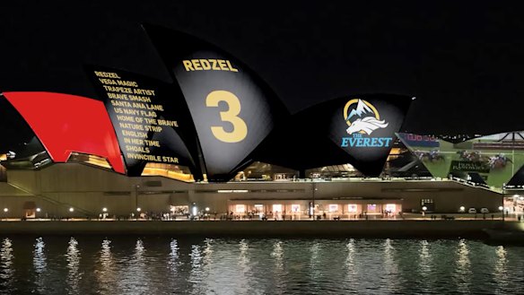 An image from the Racing NSW submission to the Opera House.