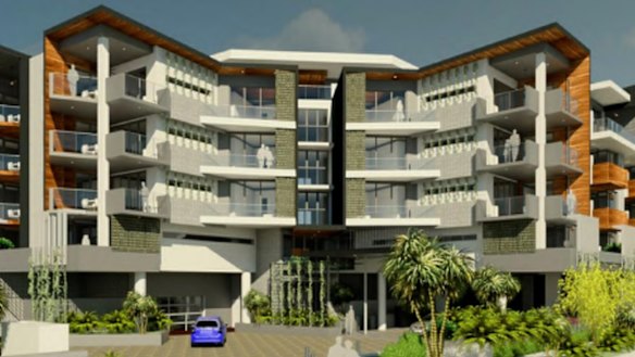 The front of the 86-unit development at 88 Lever Street in Albion, which Brisbane City Council rejected.