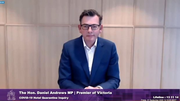 Victorian Premier Daniel Andrews.