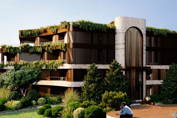An artist’s impression of the proposed Katoomba development.