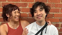 Jordan Yap (right) with his partner Anita.
