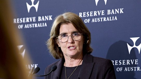  RBA governor Michele Bullock.