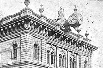 Britannia sitting atop the GPO Building in an undated image.