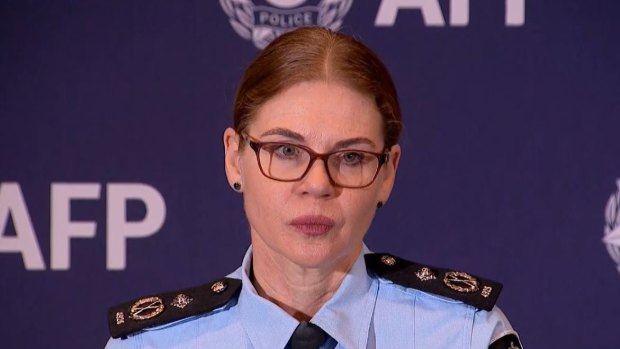 AFP Assistant Commissioner Justine Gough announces police had charged the former childcare worker.