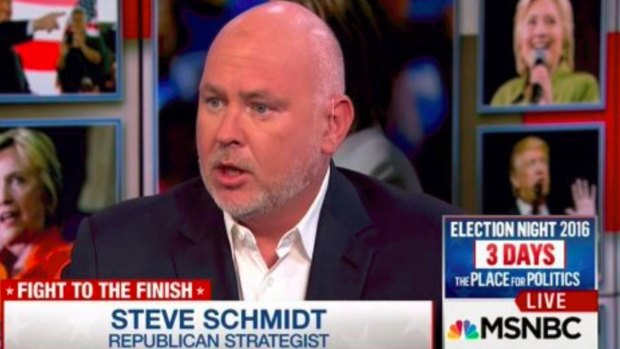 Steve Schmidt, a veteran Republican party strategist, is one of the co-founders of the Lincoln Project.