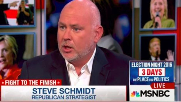 Steve Schmidt, a veteran Republican party strategist, said he has renounced his membership.