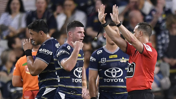 Jason Taumalolo gets his marching orders on Friday night.