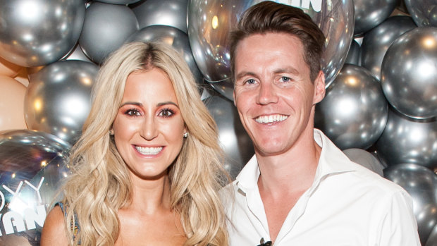Roxy Jacenko and her husband Oliver Curtis in February.