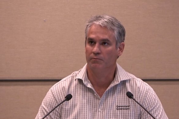 Karim De Ridder told the inquiry some Workplace Health and Safety Queensland superiors pressured him to bow to CFMEU demands.