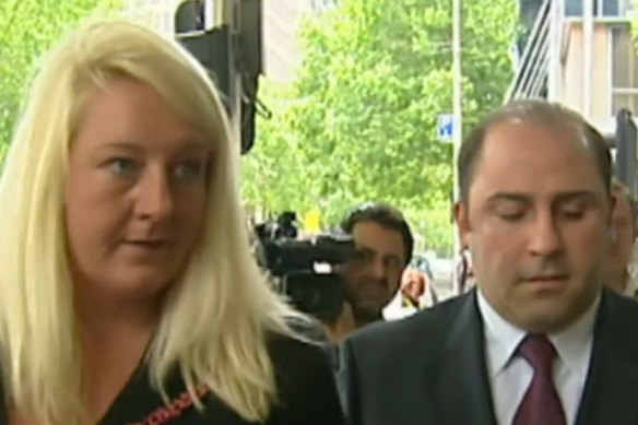 Nicola Gobbo with Tony Mokbel.