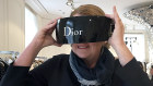 Viewing the Dior retrospective at Melbourne’s NGV in virtual reality.