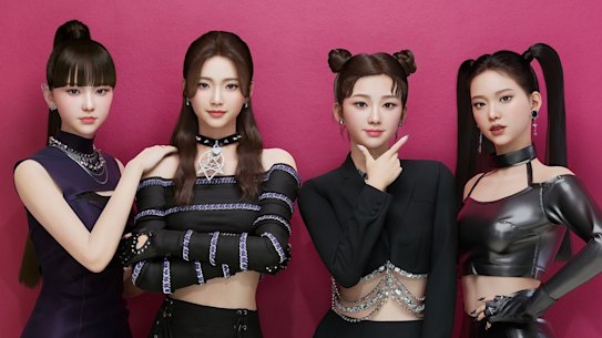 K-pop band MAVE had a hit single in January. The entire group - from members to music - was created by artificial intelligence.