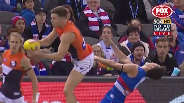 Stopping the stops: the AFL has amended its rules to deal with raised boots.