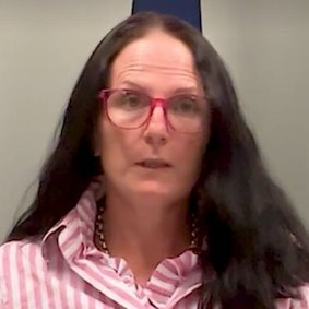 Kylie Johnson, the mother of missing teen Pheobe Bishop.