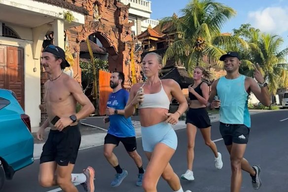 An Entourage Bali running event.