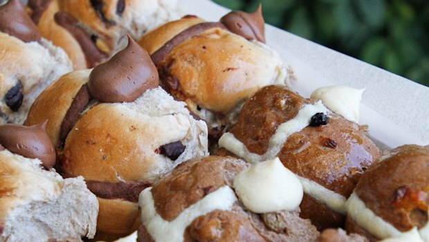 Jocelyn’s Provisions’ filled hot cross buns.