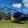 The Mounties Care CareFlight Helicopter was tasked to the incident around 1.30pm on Friday. 