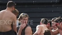 Richmond players during Mad Monday celebrations.