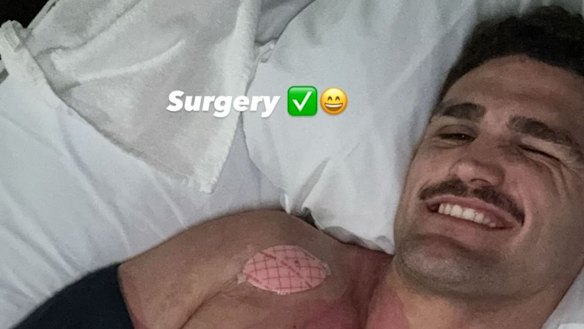 Nathan Cleary’s shoulder surgery was a success last week.